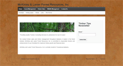 Desktop Screenshot of mlforestresources.com