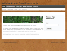 Tablet Screenshot of mlforestresources.com
